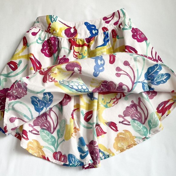 Tea Collection Floral Skirt Girls Size 12 - Picture 7 of 10